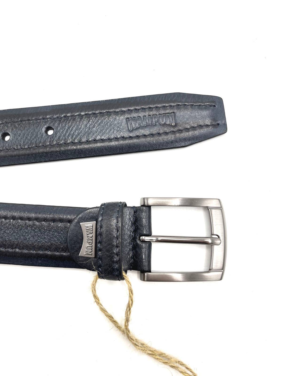 Suie Valentini srl - Wholesale Belt - Men's - Genuine leather belt, Brand Wampum, art. IDK504/354