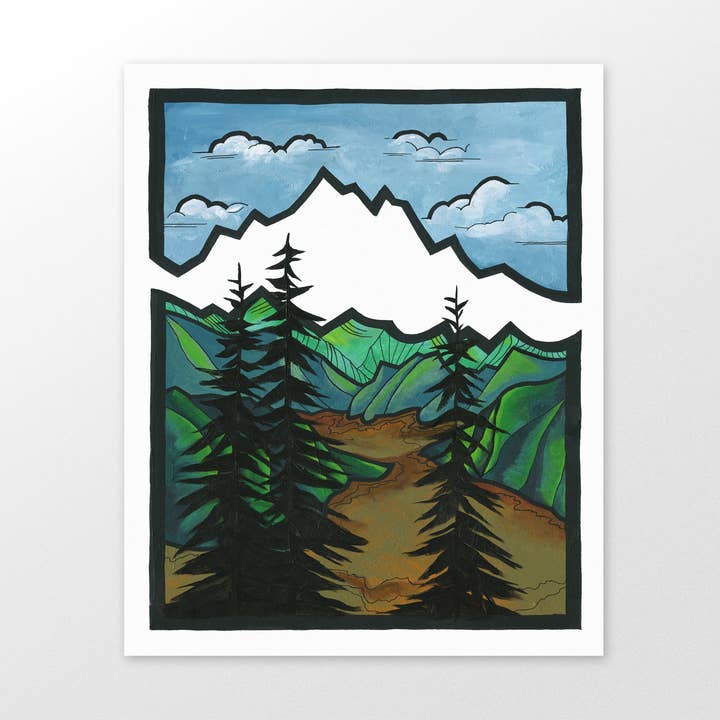 Tirage d'art Lost Mountain pour la vente par Michele Michael Art