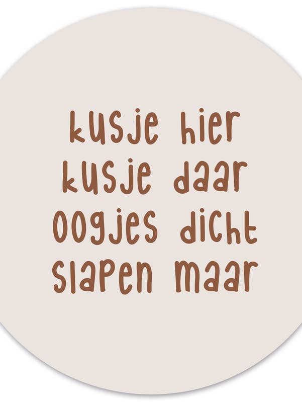 Muurcirkel kids kusje hier kusje daar per la vendita all'ingrosso da parte di Label2X B.V.