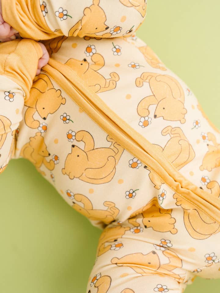 Little One Shop - Wholesale Sleepsuit - Baby - Hunny Bear Bamboo Sleeper