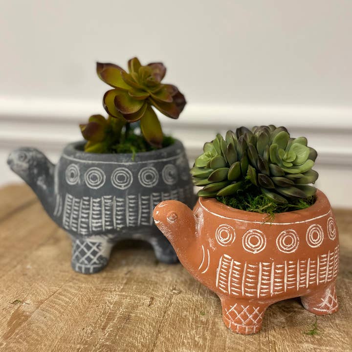 Vagabond Vintage - Wholesale Plantenpot - PLANTENBAK VOOR RODE SCHILDPADDEN IN CEMENT2