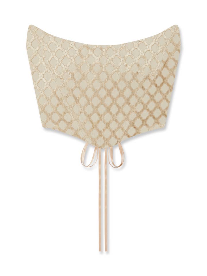 CORSET - VENETIAN BROCADE - CREAM for wholesale by Angie Power