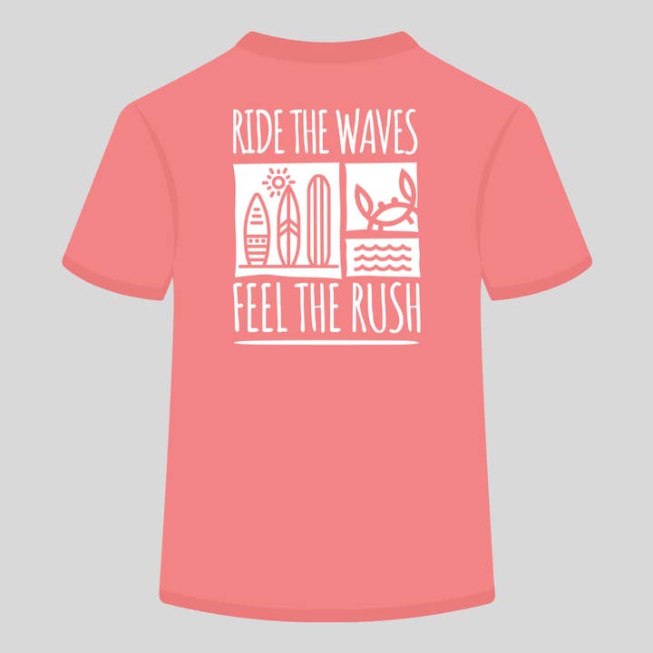 Coral T-shirt | Waves for wholesale by Custi Mikelo: Men's Clothing & Christmas Gifts