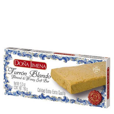 The French Farm - Wholesale Nougat - Dona Jimena Turron Almond & Honey Soft Bar 5.3oz