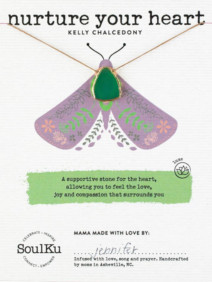 Kelly Chalcedony Alchemy halsband för att vårda ditt hjärta för wholesale av SoulKu