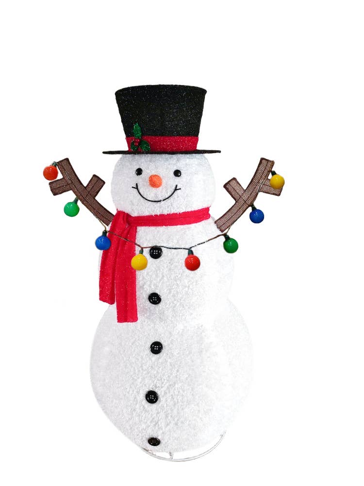 Flora Bunda Inc - Wholesale Christmas decoration - 3FT Lighted Snowman Outdoor Decoration