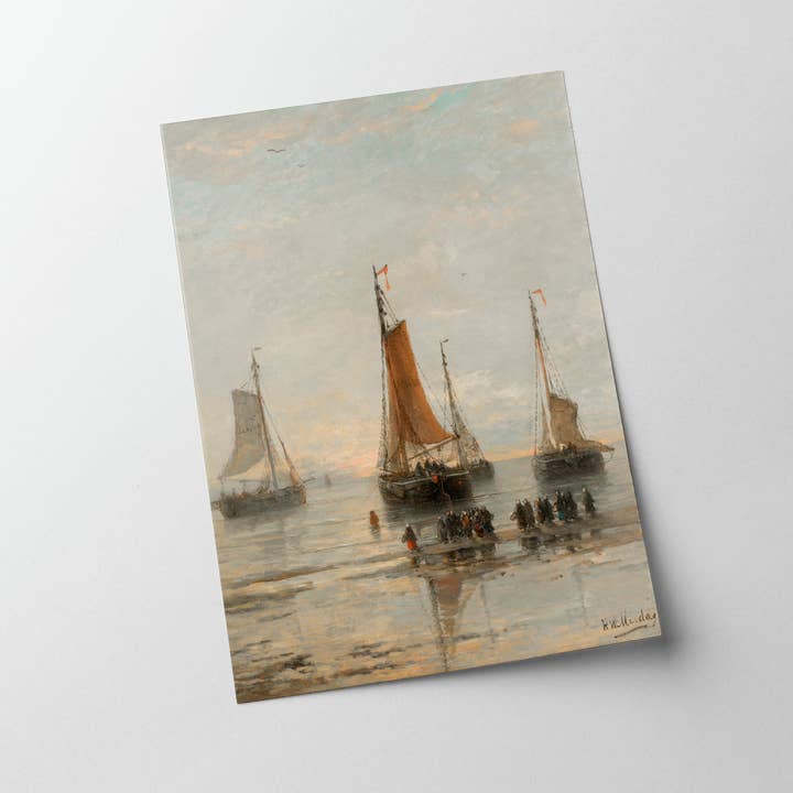 Knot & Soul - Venta al por mayor Ilustración - Paisaje marino náutico vintage3