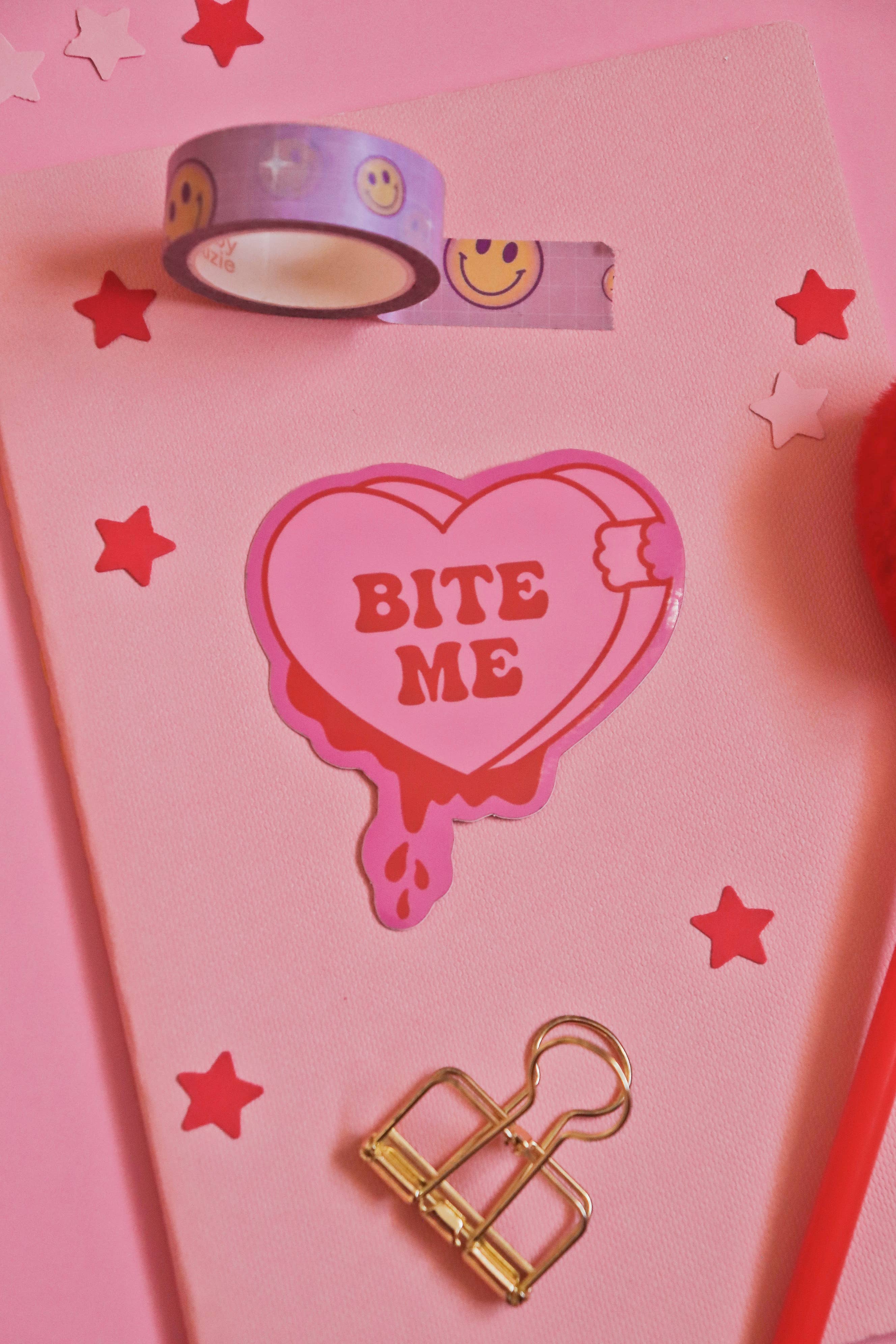 Day Dreamer Studios - Wholesale Sticker - Bite Me Candy Heart | Glossy Waterproof Vinyl Sticker7