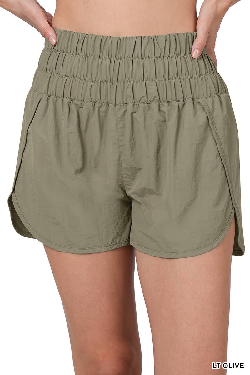 42POPS - Vente Short – femme - Short coupe-vent avec doublure et poche arrière en mesh52