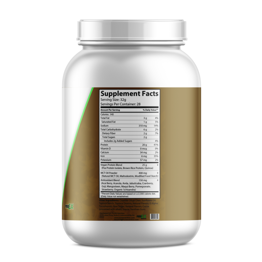 Purex Nutrition - Wholesale Protein/superfood powder - Pure Plant Protein - Chocolate1
