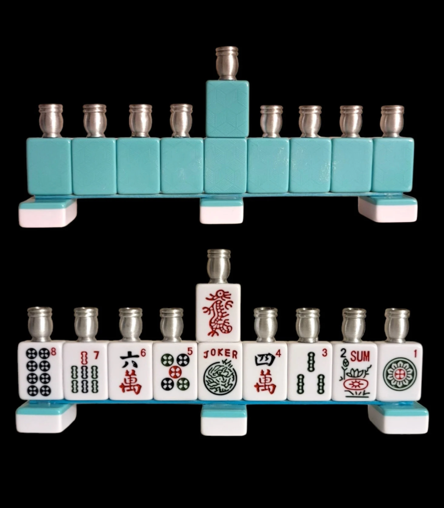 Eclectic Judaica - Wholesale Menorah - Mah Jong Menorah9
