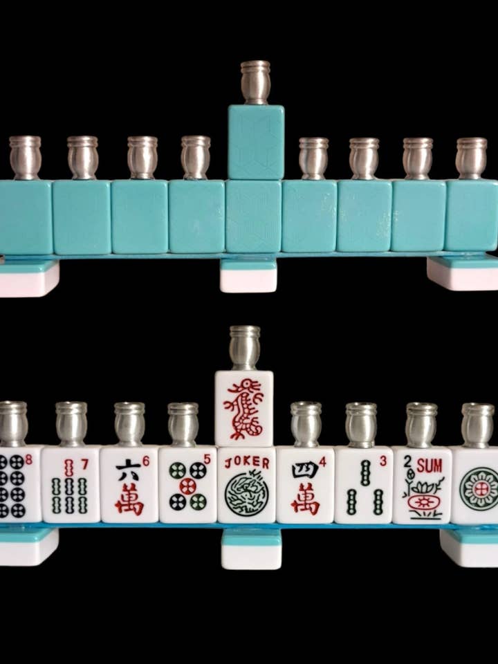 Mah Jong Menorah for wholesale by Eclectic Judaica