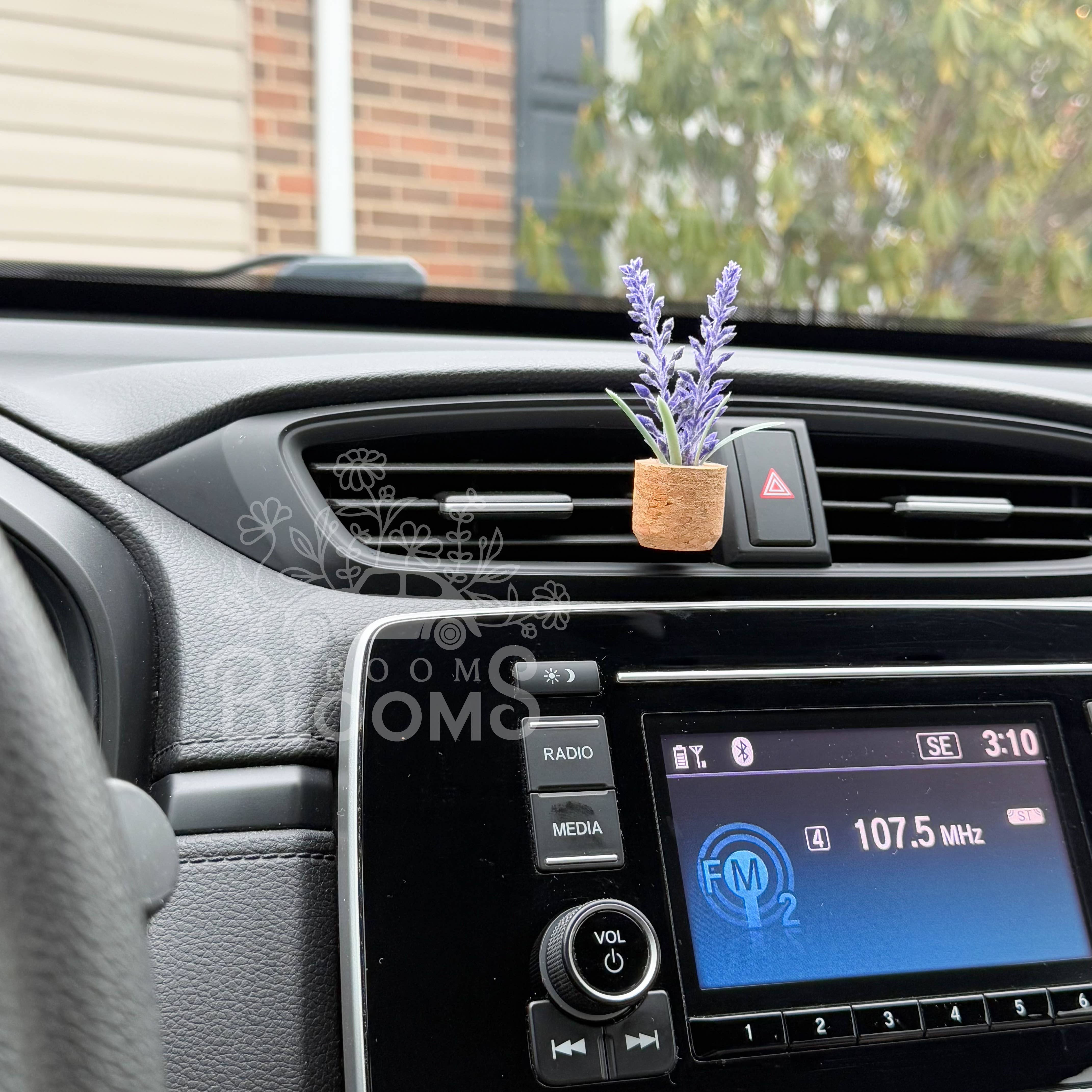 Vroom Blooms - Wholesale Car Freshener - Unisex - Lavender Flower Vent Clip Car Air Freshener (Reusable)5