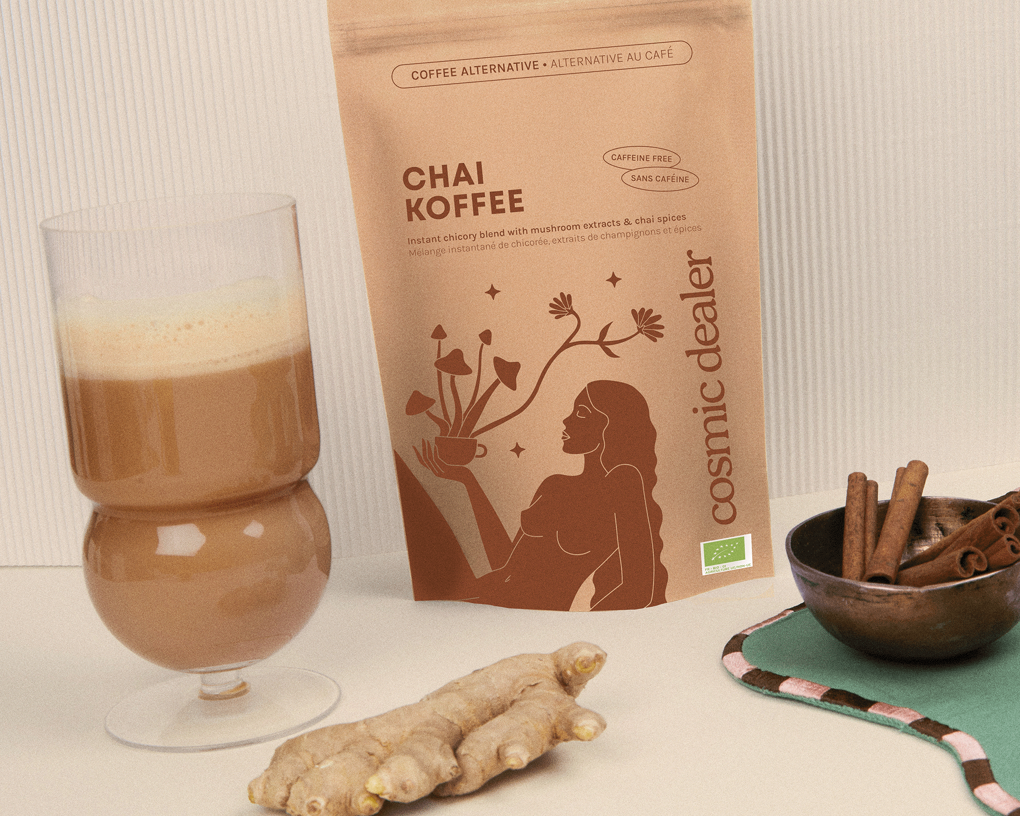 Cosmic Dealer – wholesale Drinkmix – Chaï Koffee: Adaptogen svampkaffealternativ2