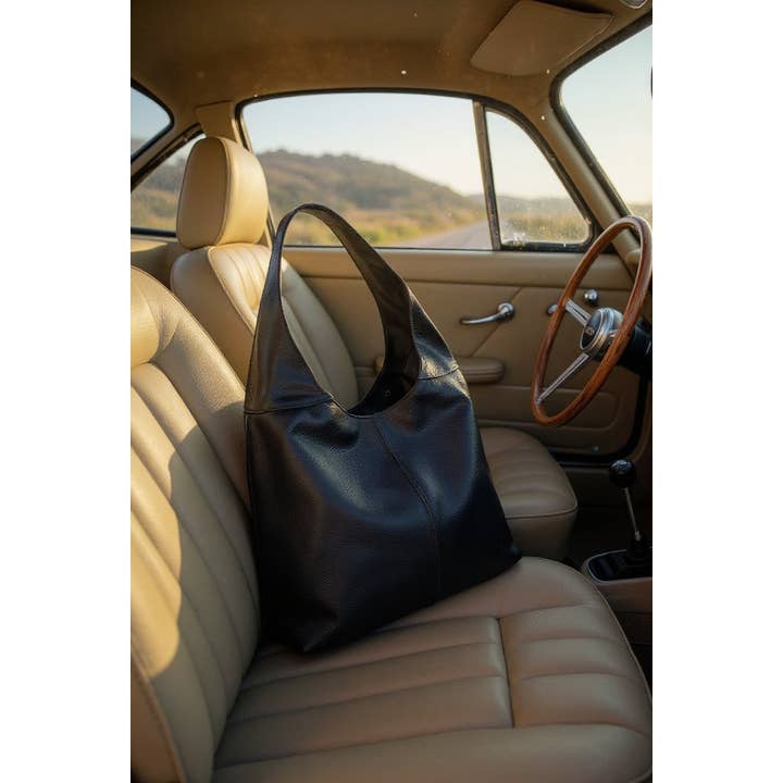 ZEEN - Wholesale Shoulder Bag - Women's - Gina Dark BLUE leather bag1