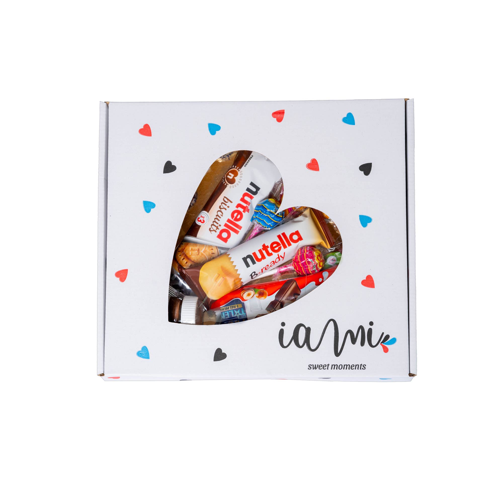 IAMI - Venta al por mayor Caja de bombones - Corazon de Nutella, Kinder Bueno, Geles de Frutas2