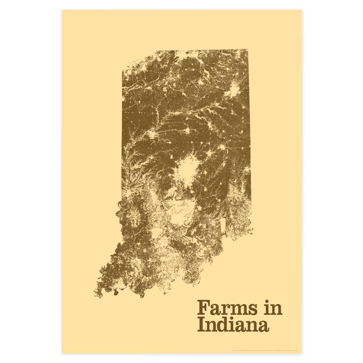Farms in Indiana for wholesale by Scott Reinhard Maps