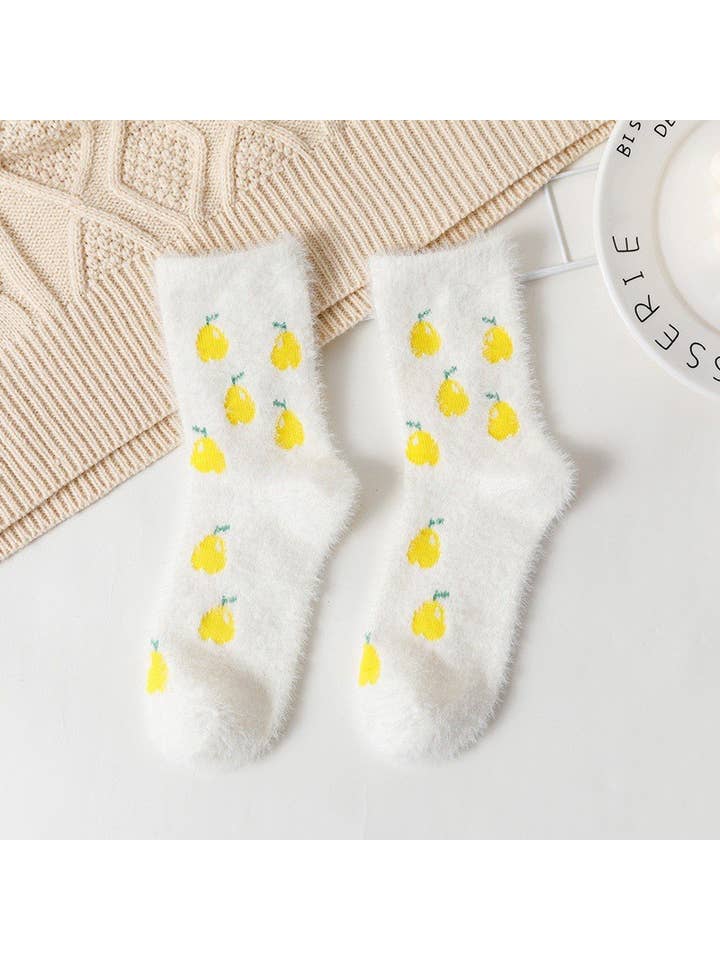 JOSSLYN by wall to wall - Wholesale Socks - Women's - WARM CHINLON SOFT FLEECE FUZZY SOCKS | 40S020534