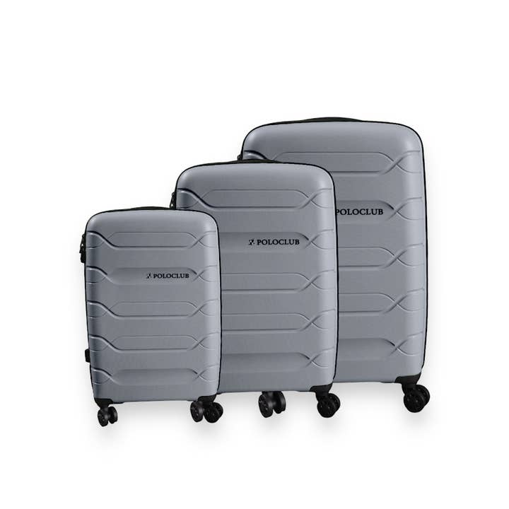 ALBAsrls - Wholesale Luggage - POLOCLUB 3-piece trolley set C1