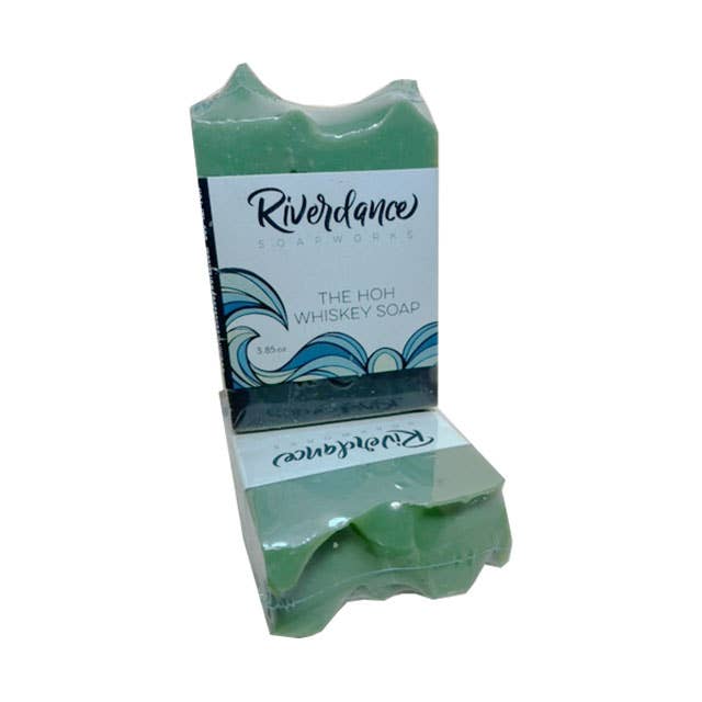 The Hoh Whiskey Artisan Soap for wholesale by Riverdance Soapworks LLC