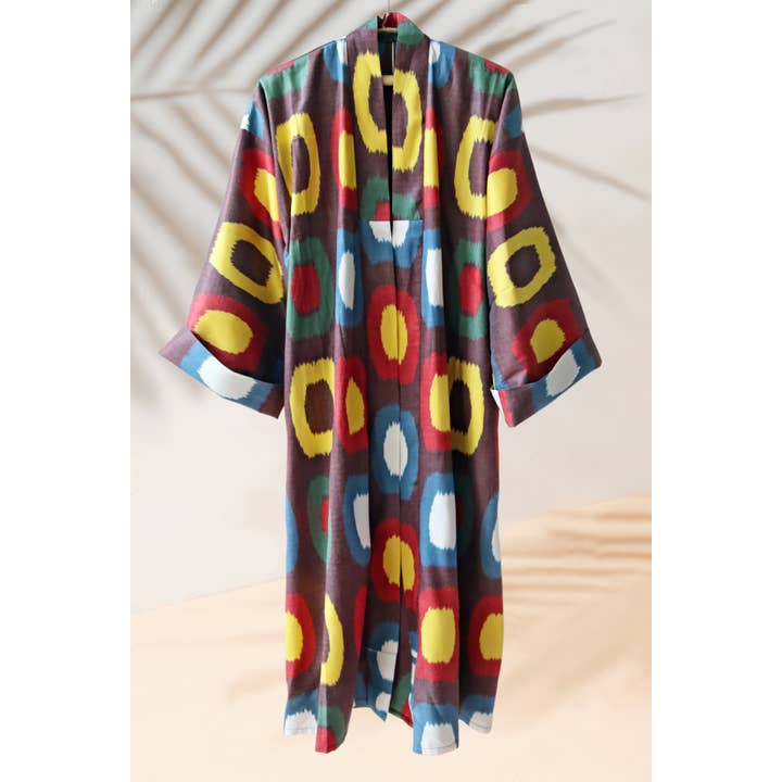 Silk Ikat Kimono Style Caftan 003 for wholesale by MIASETA