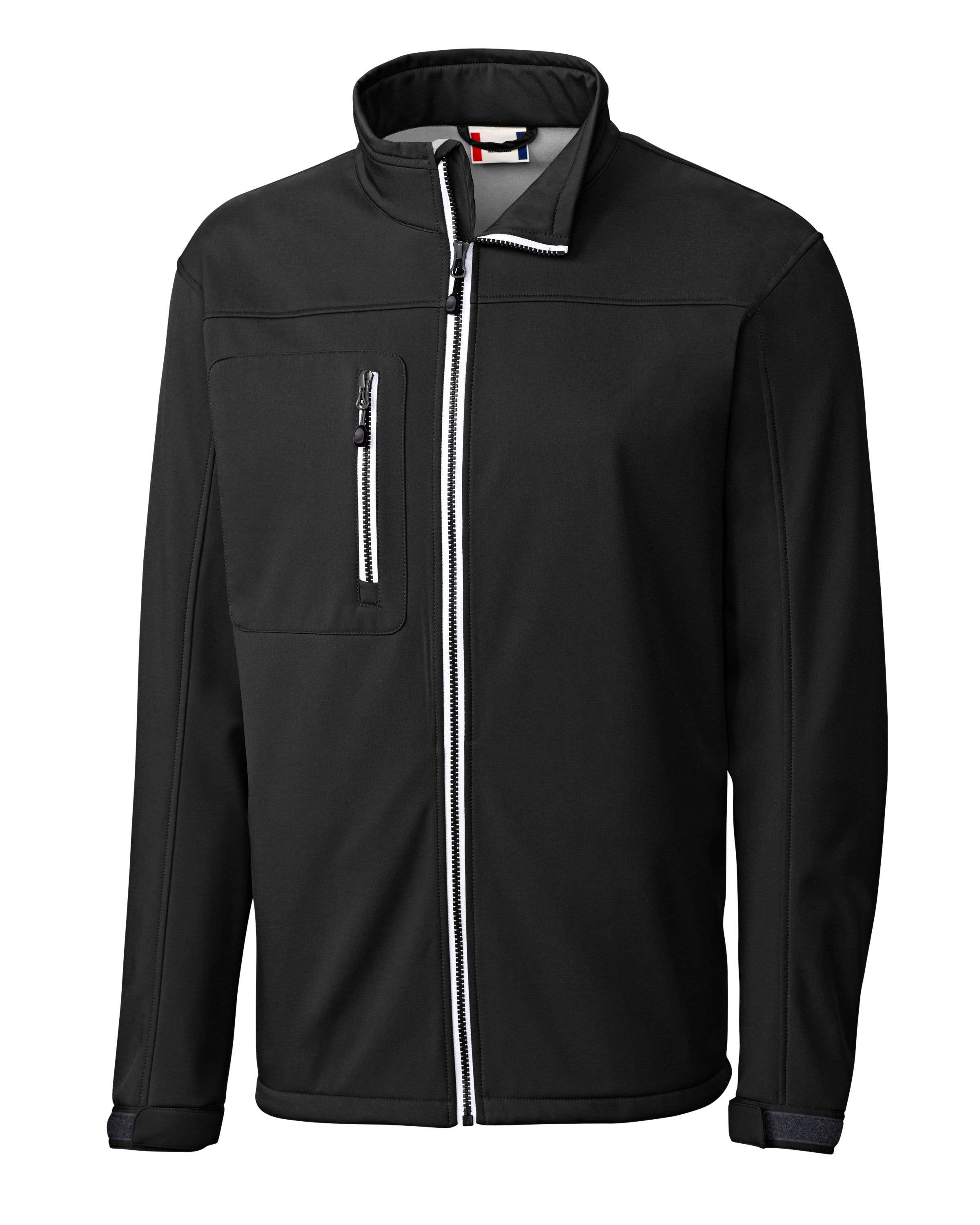 Cutter & Buck - Wholesale Athletic Jacket - Men's - Clique Telemark Stretch Softshell Full Zip Mens Jacket