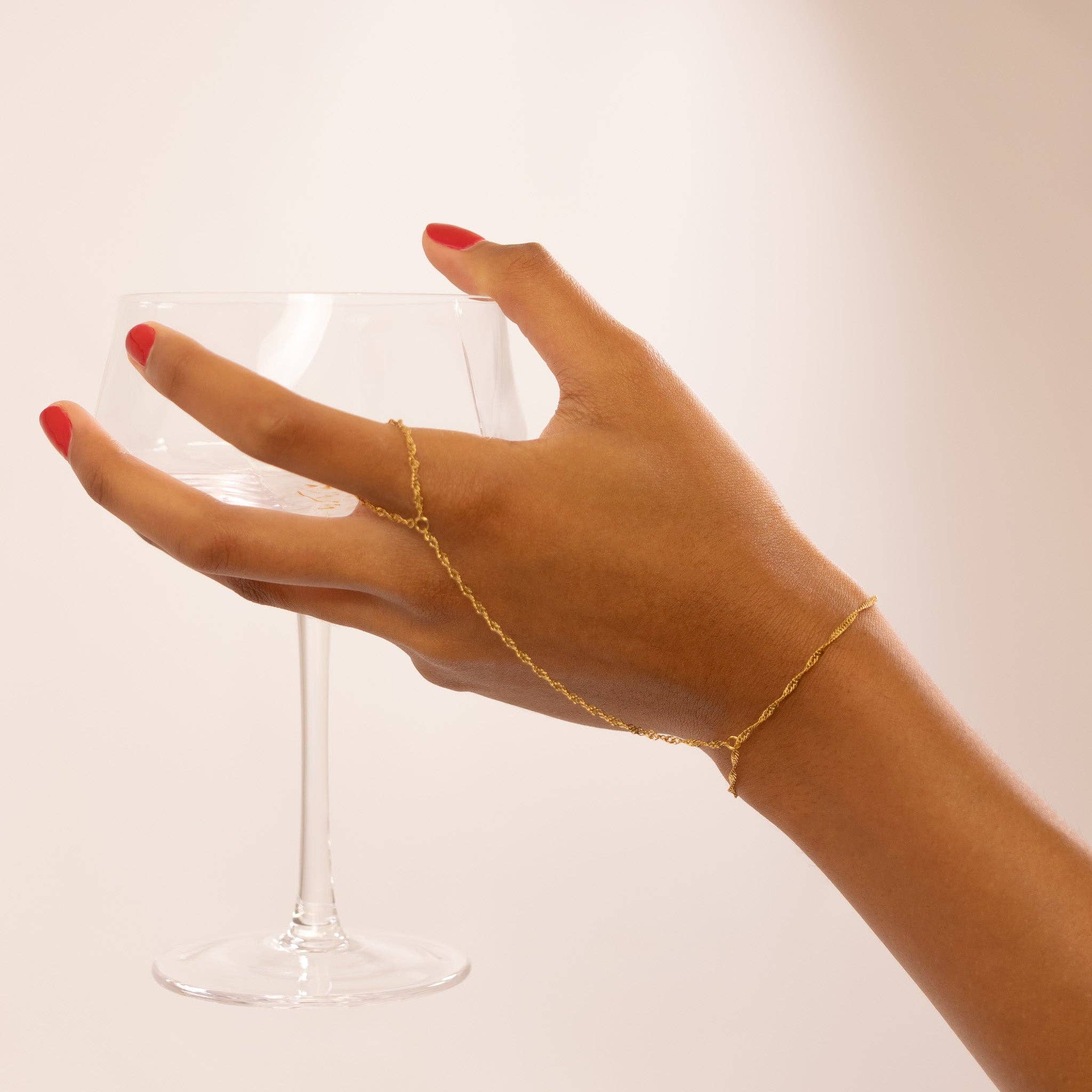 WJW - Wholesale Link & Chain Bracelet - 18K Gold PVD Stainless Steel Singapore Hand Chain5