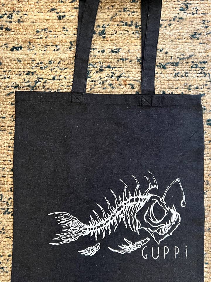 Recycled Lights Out Tote for wholesale by Guppi