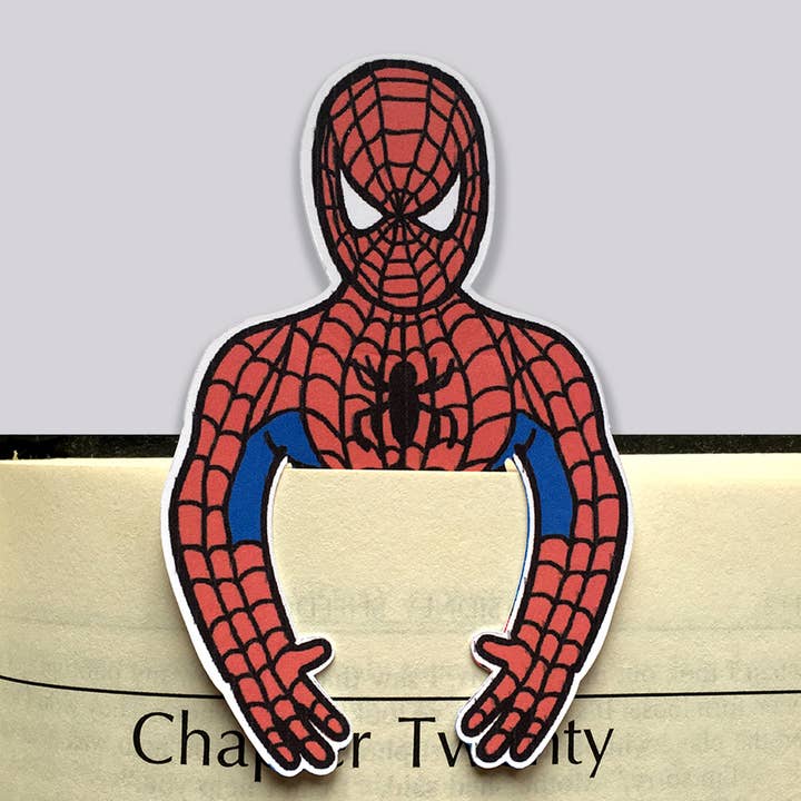 Segnalibro fustellato Spiderman per la vendita all'ingrosso da parte di Design Corner