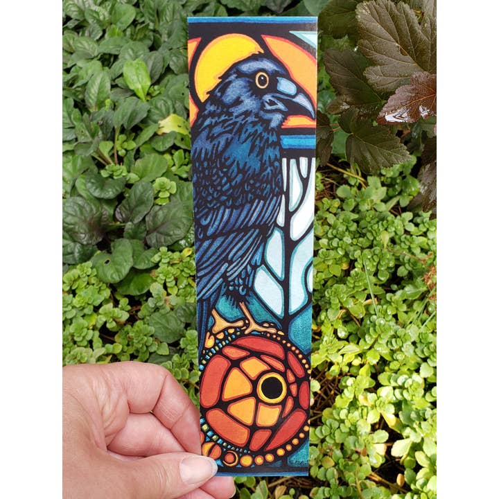 Bookmark - Raven for wholesale by Sarah Angst Art