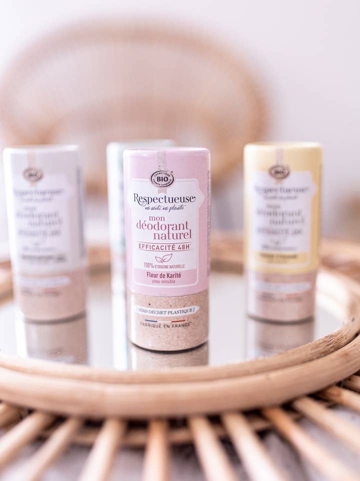 48h organic shea flower natural deodorant for wholesale by Respectueuse