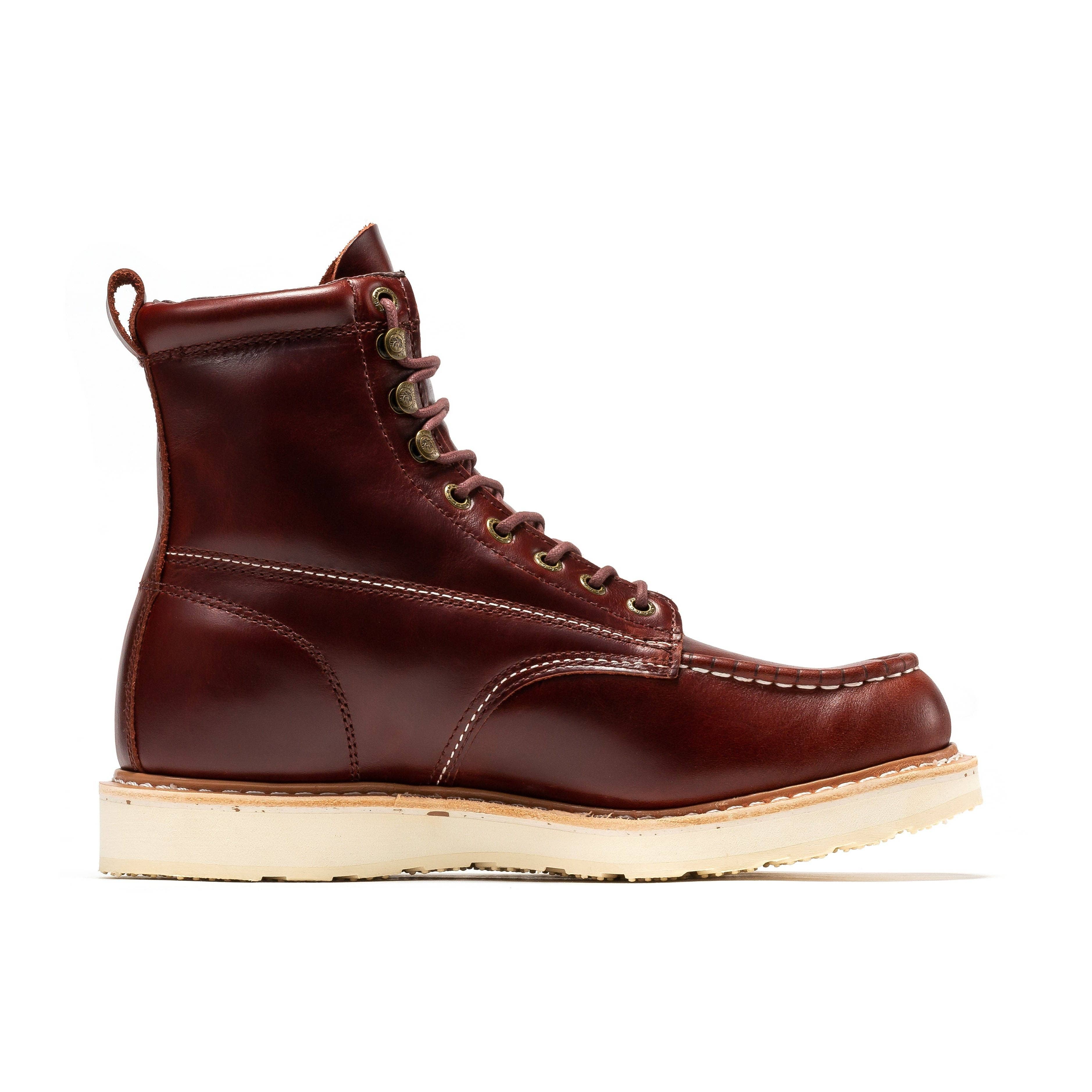Rock Rooster Footwear - Vente Bottes – unisexe - Rock Rooster Norwood Claret bottes de travail homme 6 pouces, bout souple, semelle compensée5