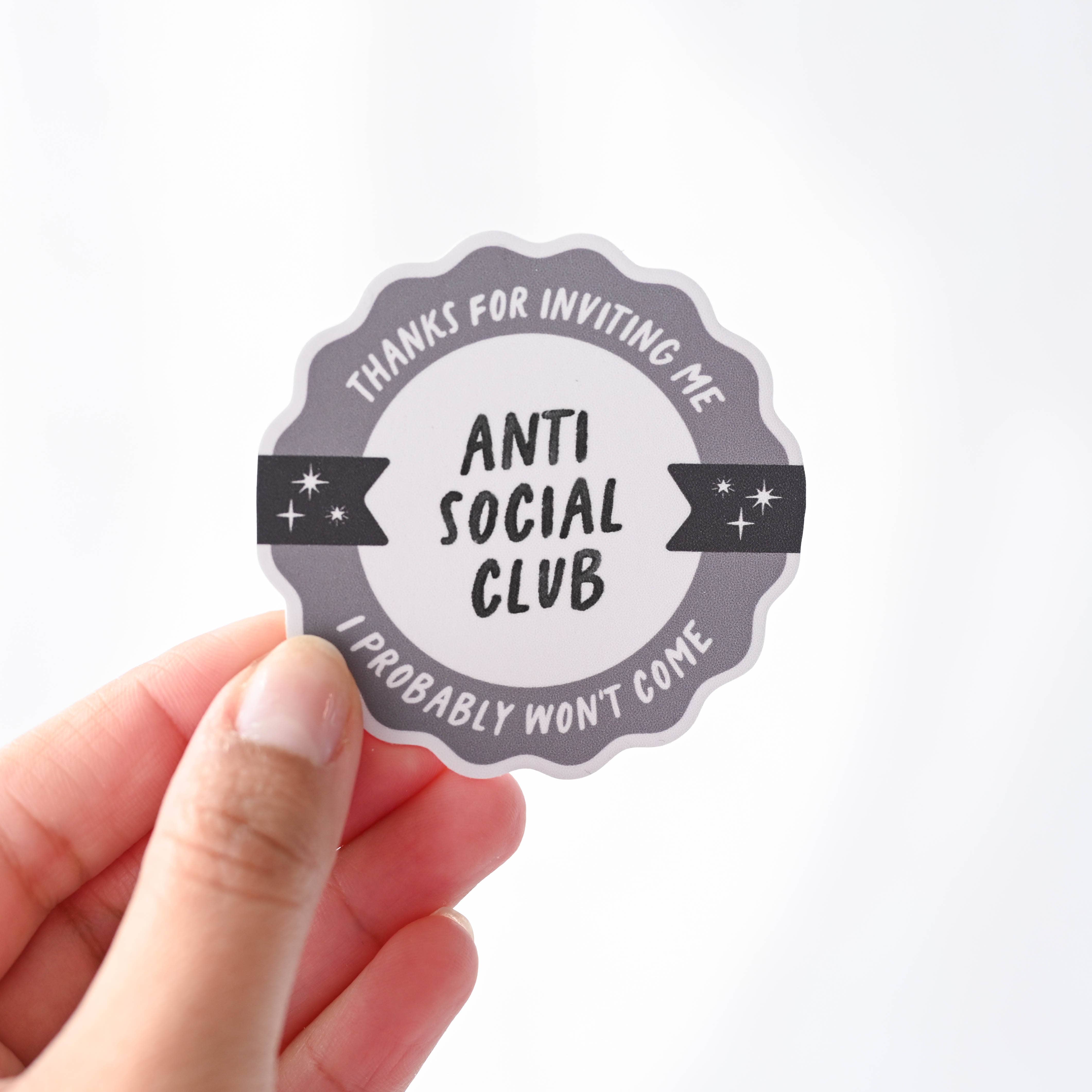 Simple Whimsy - Wholesale Sticker - Anti-Social Club - Vinyl Sticker1