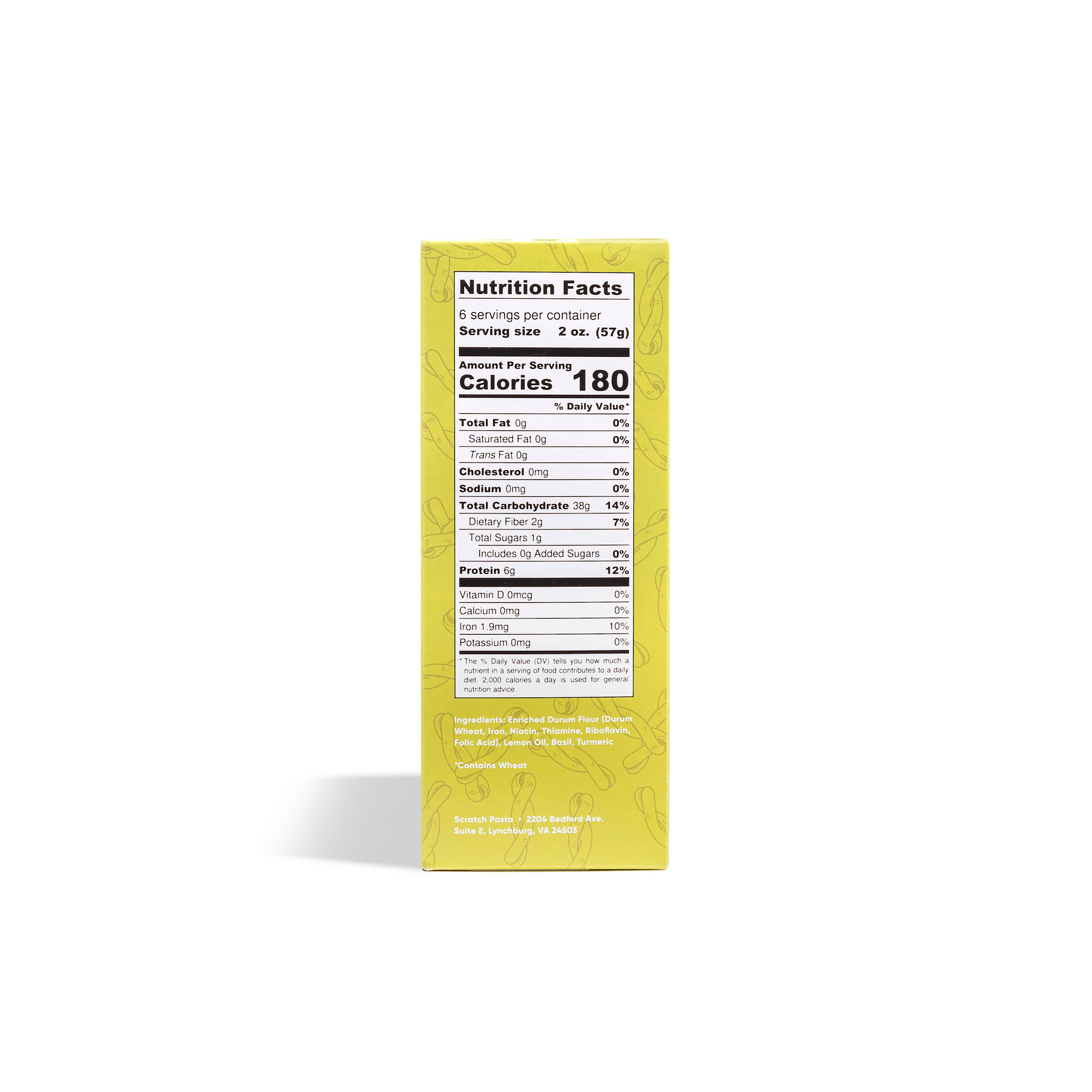 Scratch Pasta - Wholesale Pasta - Lemon Basil Gemelli1