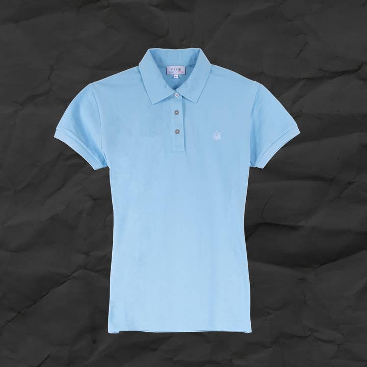 Pikétröja Dam - Blå - L för wholesale av SKRB