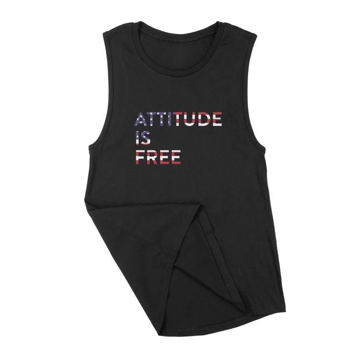 Dreizeiliger USA-Tank für Damen für den Großhandel von Attitude is Free