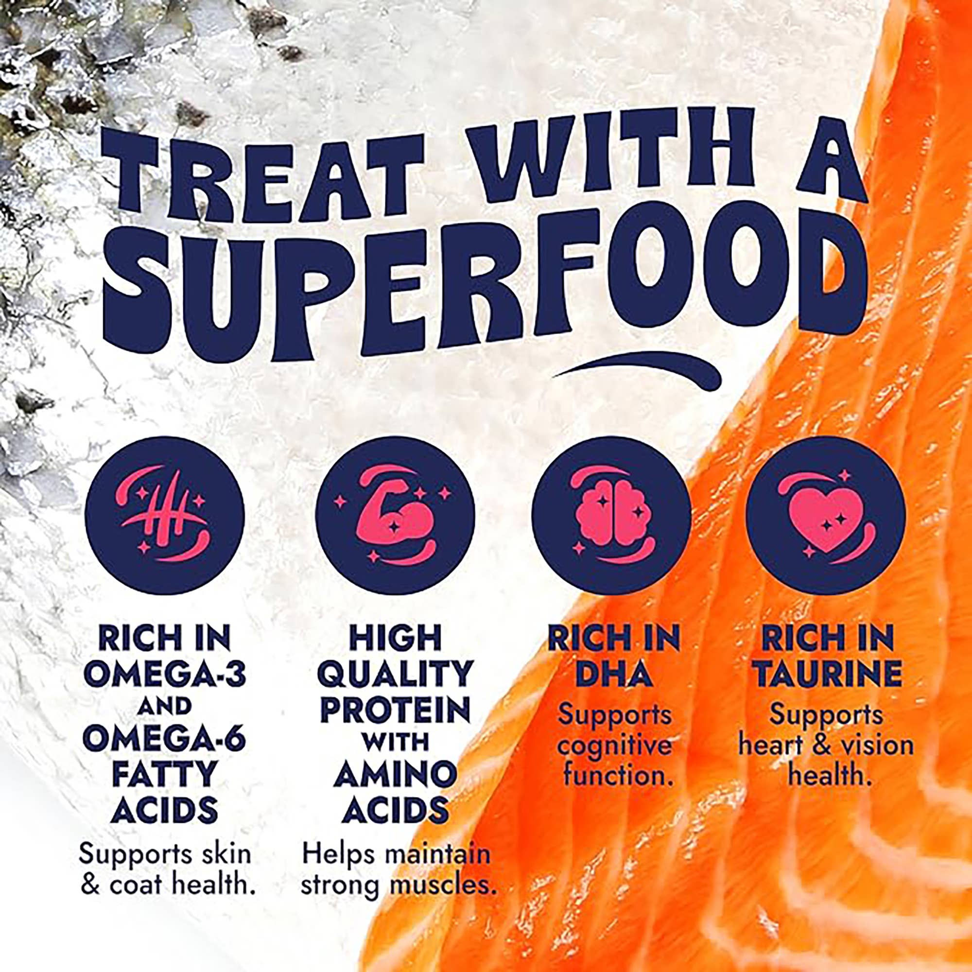 Finfare Pet Foods - Wholesale Pet Treats - Dog - On-the-Go Freeze-Dried Salmon Nuggets - Dogs, 14, 0.5oz Pks6