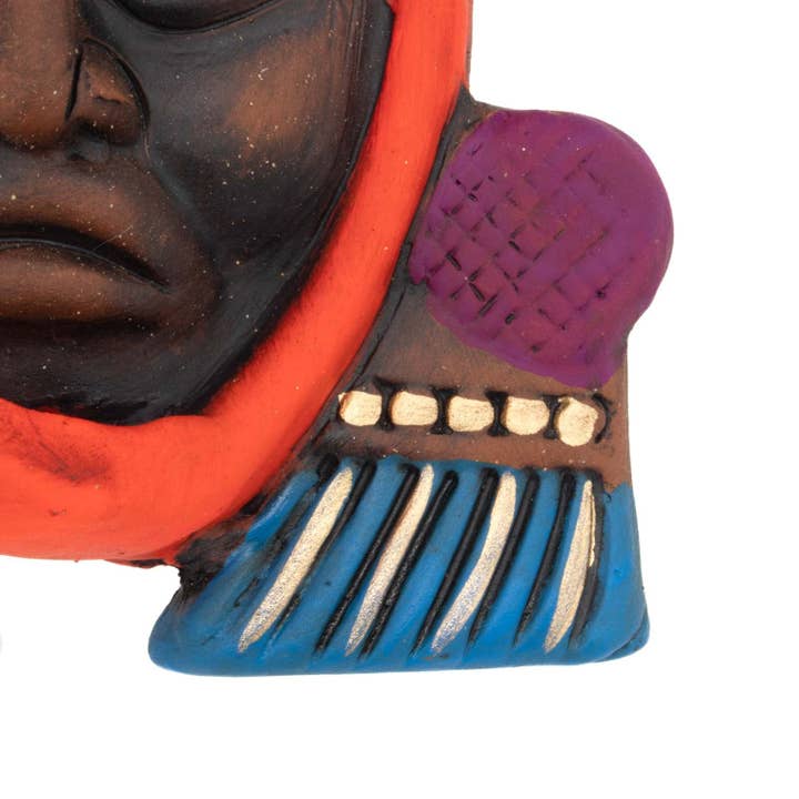 Siesta – wholesale Wall Accent – Colourful Eagle Headdress Mask5