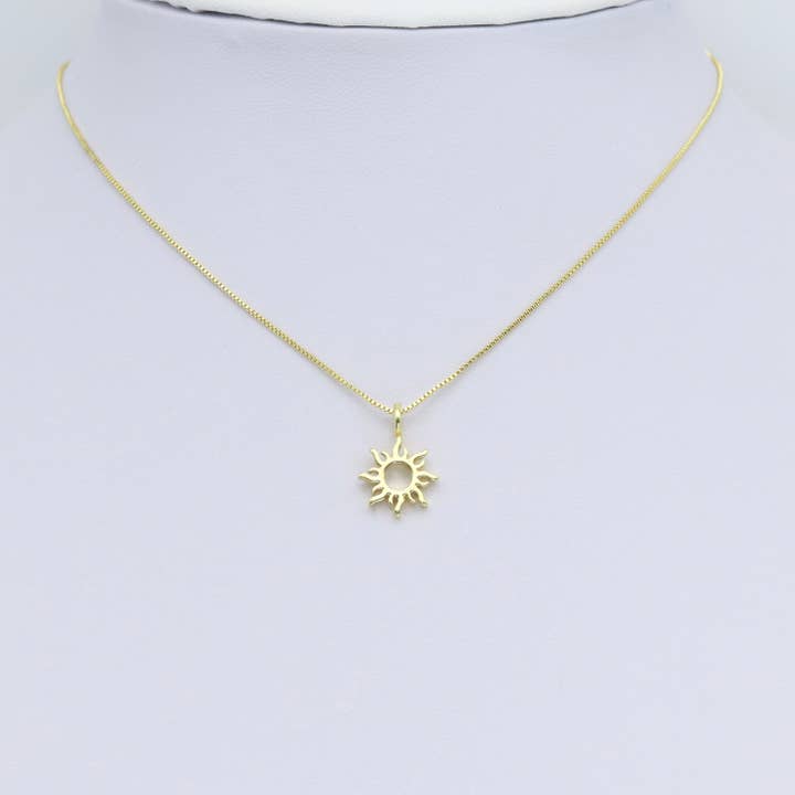 BestBeads&Beyond - Wholesale Individual Charm/Pendant - Cute Hollow out Gold Sun Charm Pendant, Sku#Y9763