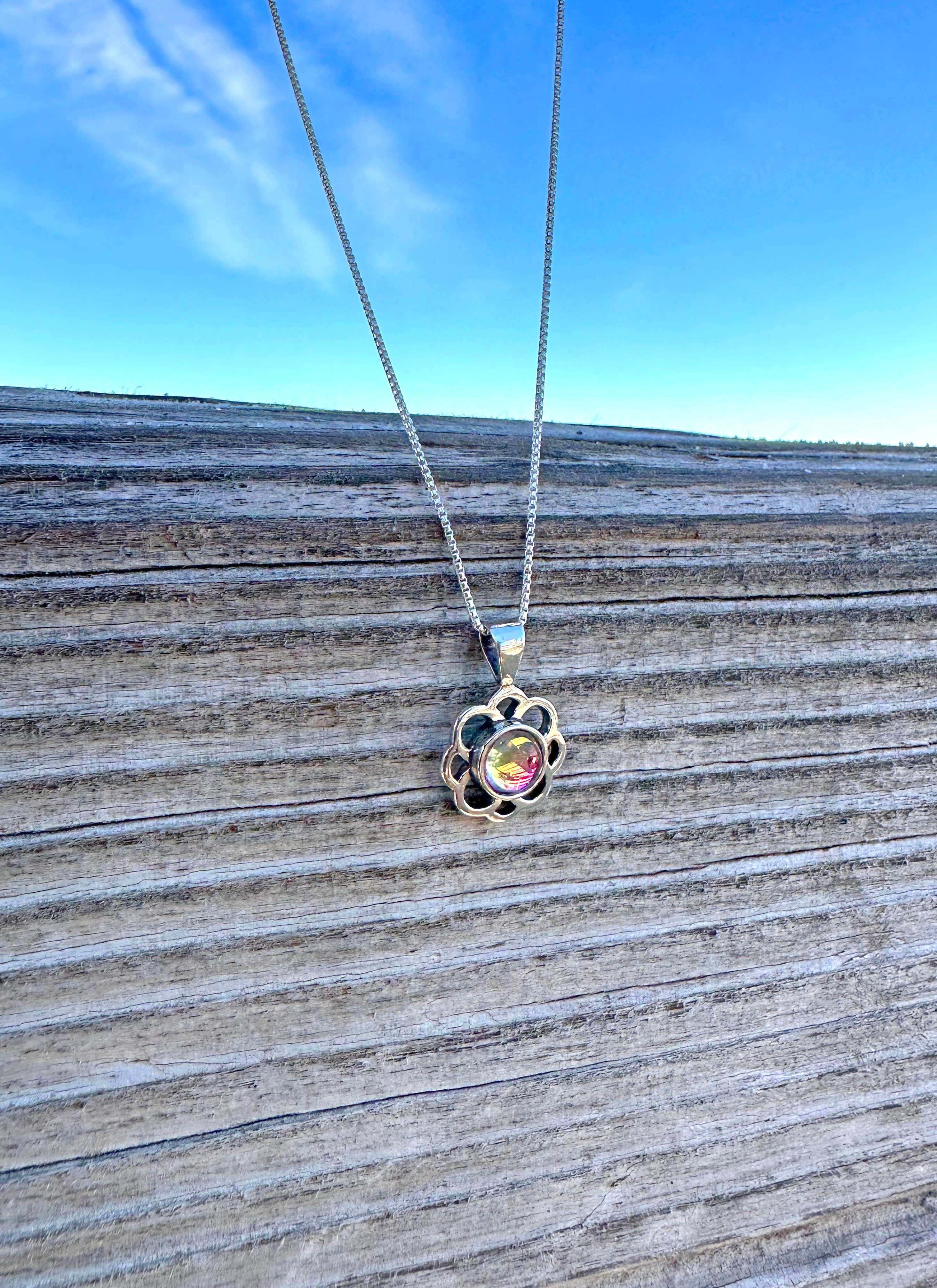 LeightWorks - Wholesale Pendant/Charm Necklace - Teeny Loop Pendant Cute Sterling Silver Crystal Jewelry5