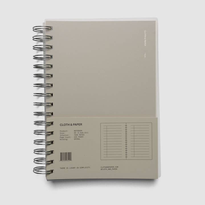 Cloth & Paper - Wholesale Notebook - Spiral Notebook | A520