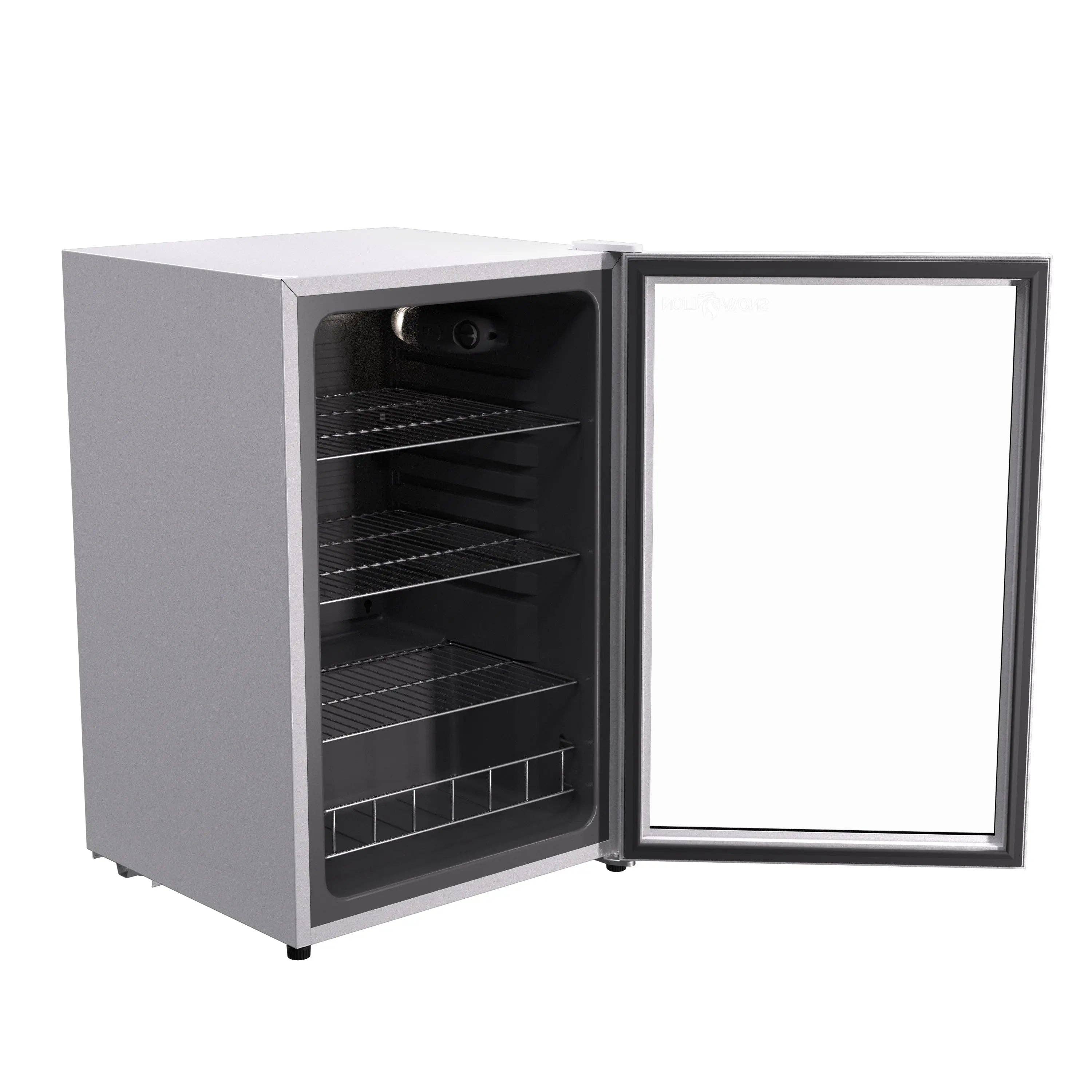 Promounts – wholesale Portable/mini fridge – SnowLion Premium 131L Beverage Refrigerator 4.6 Cu.ft. Freestanding Mini Fridge With Glass Door in White8