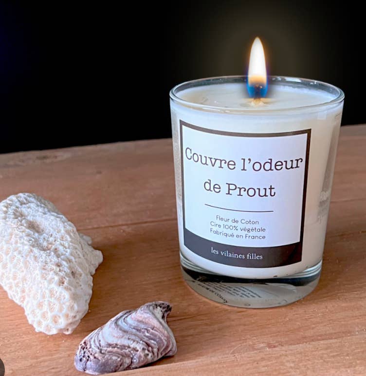 Les Vilaines Filles - Wholesale Jar/Filled Candle - Candle that "covers the smell of fart"