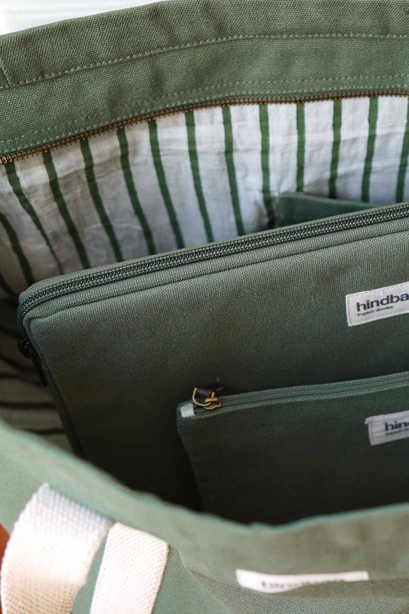 Hindbag - Vente Étui pour ordinateur portable/tablette – femme - Housse d'ordinateur Ava Olive0