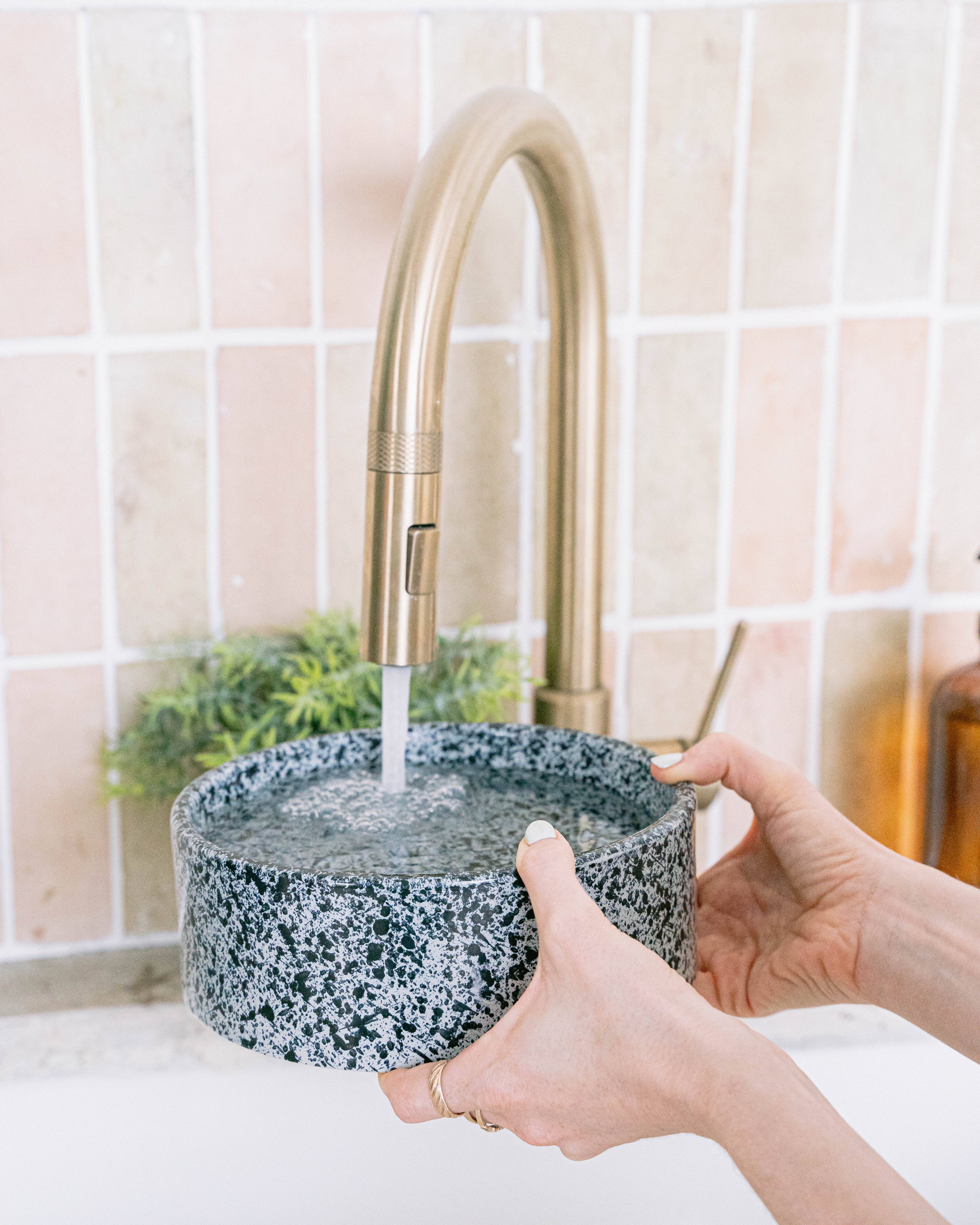 dexypaws – wholesale Pet bowl – Cat/dog – Salt & Pepper Ceramic Dog Bowl2