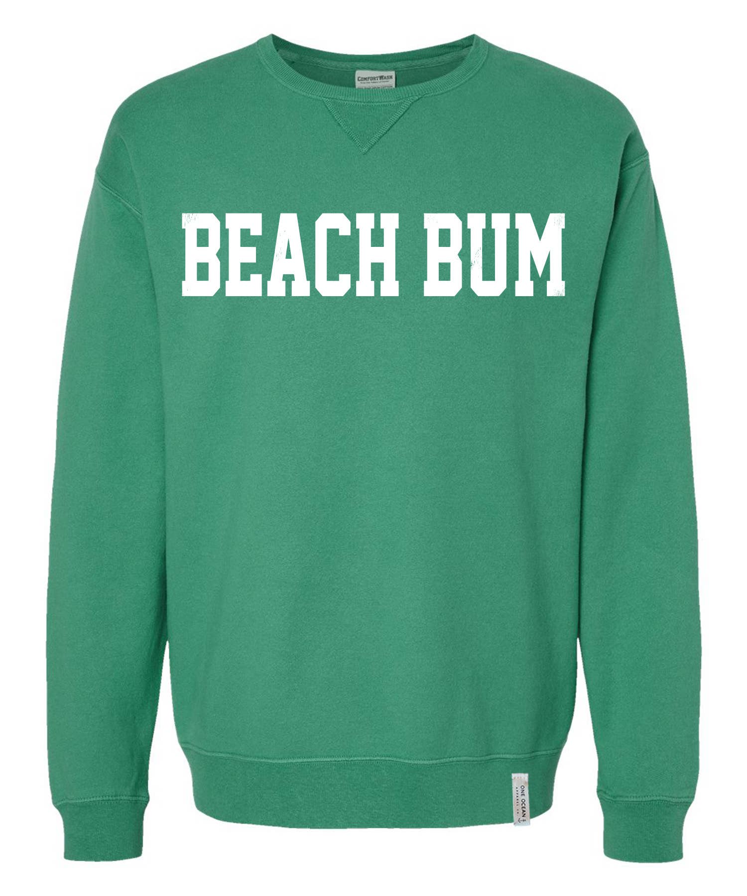 One Ocean Apparel Co.. - Wholesale Graphic Sweatshirt - Unisex - BEACH BUM Crewneck - CUSTOM COLORS10
