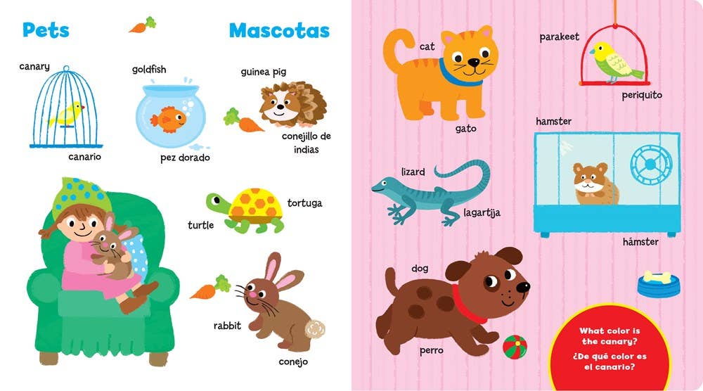 Gibbs Smith - Vente Livre pour bébés et tout-petits (jusqu'à 2 ans) - 101 Animal Words/Nombres de Animales : un livre cartonné bilingue1