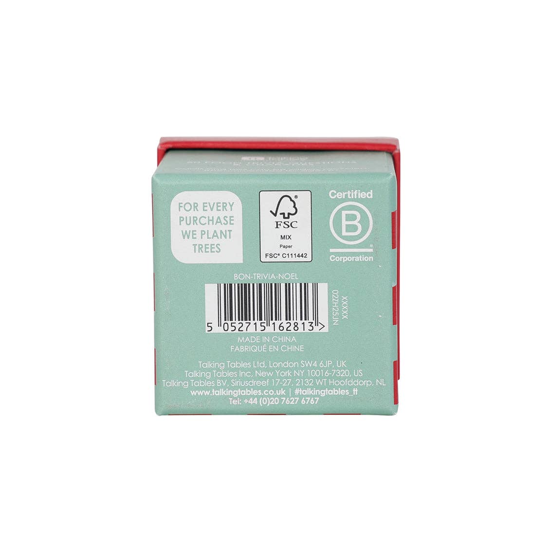 Talking Tables USA - Wholesale Card Game - Bon Noel Christmas Trivia - Display| Christmas Games |3