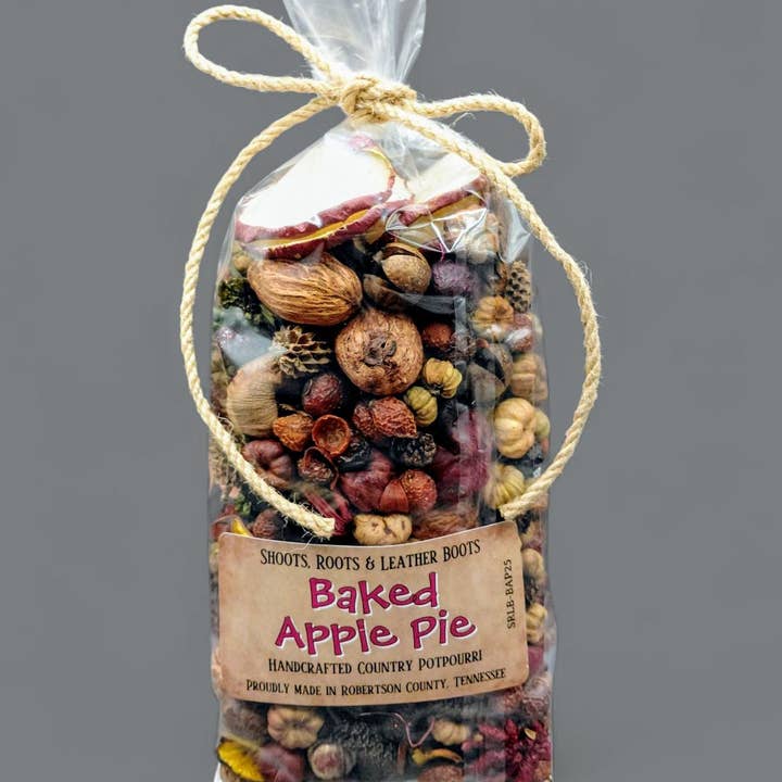Shoots, Roots & Leather Boots - Wholesale Potpourri - Baked Apple Pie Handcrafted Country Potpourri. 0