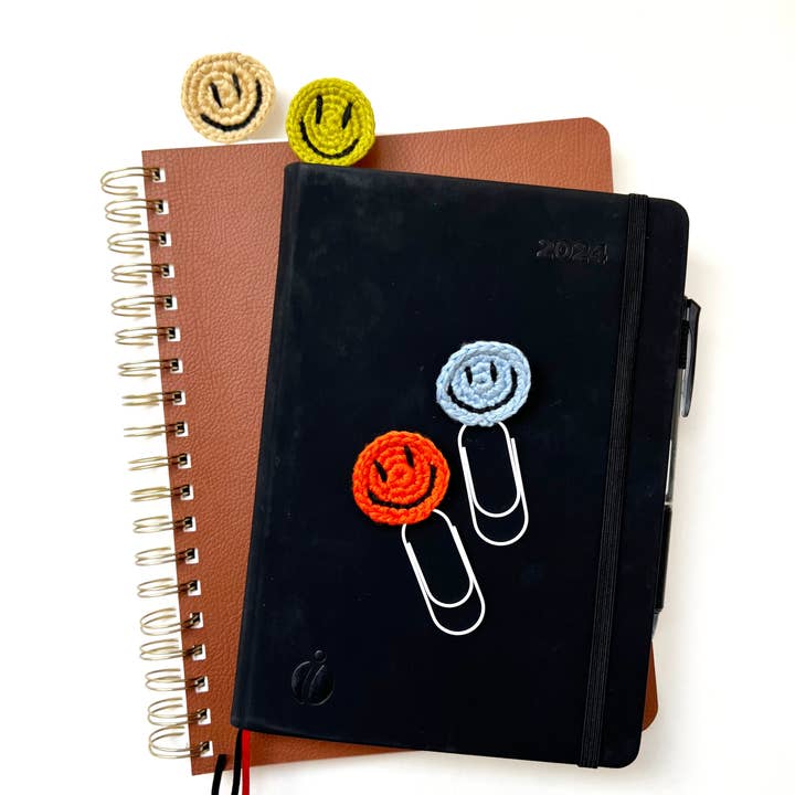 Impactful Market - Wholesale Bookmark - Happy Face Paperclip Bookmark11